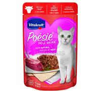 Vitakraft Poésie Déli Sauce per gatti - manzo 85 g