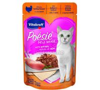 Vitakraft Poésie Déli Sauce per gatti - tacchino 85 g