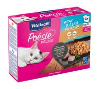 Vitakraft Poésie® Délice Gelée Meat & Fish Selection - Cibo Umido per Gatti - 510 g