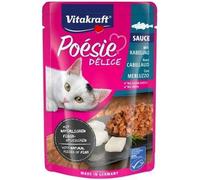 23 X Vitakraft Cat Poesie Delice Busta Con Merluzzo 85 Grammi