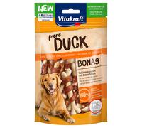 Vitakraft pure DUCK Bonas Ossicini con Anatra Snack per cani - Set %: 6 x 80 g