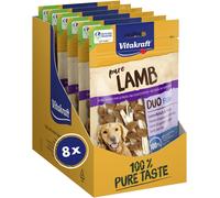 Vitakraft Pure Lamb Duo Fish, snack cane, carne di agnello e pesce, snack per l’