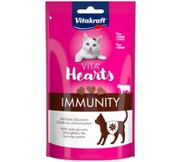 Vitakraft Snack Gatto Vita Hearts Immuity con Manzo 40G