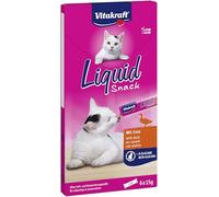 Vitakraft Cat Liquid Snack 90 gr - Anatra con Beta-glucani - 1° ORDINE? scegli lo sconto BZR5 / BZR20 + 200 punti fedeltà