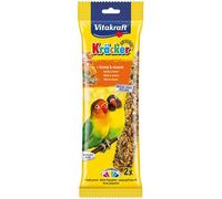 Vitakraft Snack Pappagalli Kracker Miele e Frutta 60G