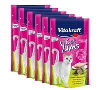 VITAKRAFT Snack per Gatti Cat Yums , Pollo & Erba 9 X 40g Ossequi