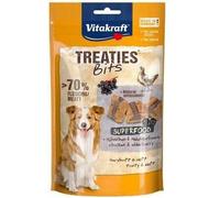 Vitakraft Treaties Bits Superfood Snack per Cani Gusto Sambuco 100g