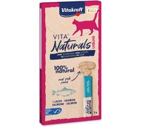 VITAKRAFT Vita Naturals Cat Snack Liquido 5x15G SALMONE