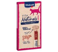 Vitakraft Vita Naturals Liquid Manzo Snack per gatto - 5 x 15 g
