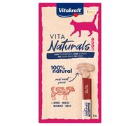 Vitakraft Vita Naturals Liquid Manzo Snack per gatto - 5 x 15 g