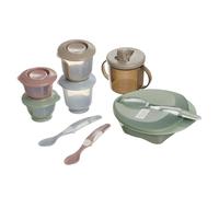 Vital Baby EarthSmart - Kit completo per lo svezzamento dei bambini, 6 m+, 10 pezzi, strumenti essenziali per lo svezzamento, biodegradabile, senza BPA, sicuro ed ecologico per i primi solidi