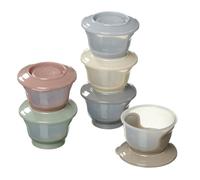 Vital Baby Nourish Store & Wean - Contenitori per alimenti da 60 ml, 6 confezioni da 4 m, a prova di perdite, impilabili, base morbida, biodegradabili, senza BPA e adatti al congelatore, per alimenti