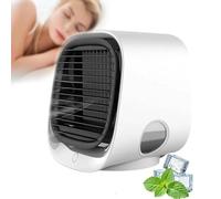 Vital Breeze Ac, Condizionatore Oribreeze, 3 velocità regolabili Ventola di nebulizzazione del condizionatore d'aria VitalBreeze, Raffrescatore Evaporativo Portatile per casa/ufficio (Bianco)