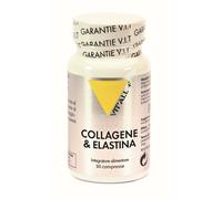 VITAL PLUS Integratore Collagene & Elastina per pelle e articolazioni, 30cpr
