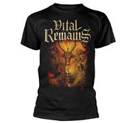 Vital Remains 'Dawn Of The Apocalypse' (Nero) T-Shirt - NUOVO E UFFICIALE