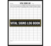 Vital Signs Log Book: Track Daily Health Metrics with Ease - Monitor Weight, Temperature, Blood Pressure, Sugar Levels, and More | 8.5 x 11 inches, 110 Pages.