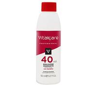 Vitalcare | Emulsione Ossidante 40 Volumi, Ossidante per Capelli Extra Dolce con Cheratina, Ravvivante Colore, Compatibile con Creme Coloranti, 150 ml
