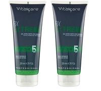 Vitalcare | Fix Extreme - Gel Extraforte con Fissaggio Forte, Definisce i Capelli, con Cheratina, non Lascia Residui, 200 ml (Confezione da 2)