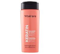 Vitalcare | Keratin - Balsamo Capelli Rinforzante, per Capelli Fragili e Stressati, con Cheratina e Arginina, Aiuta a Rigenerare e Proteggere la Fibra dei Capelli, 250 ml