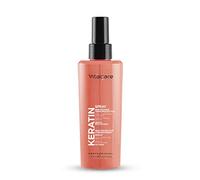 Vitalcare | Keratin - Spray Rinforzante e Termoprotettivo, per Capelli Sfibrati, con Cheratina e Arginina, Senza Risciacquo, 125 ml