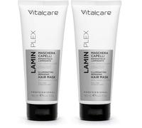 VITALCARE | Laminplex Maschera Capelli Riparatrice Laminante, Laminplex System, per Capelli Danneggiati, 190 ml (Confezione da 2)