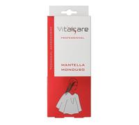 Vitalcare | Accessori per la Colorazione - Kit di 10 Mantelle Monouso, Mantella Parrucchiere Professionale, Mantelline per Taglio Capelli, Naturale