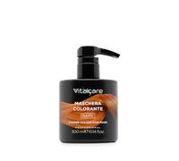 VITALCARE | Maschera Colorante Capelli, Ravvivante e Tonalizzante, Colore Rame, Senza Ammoniaca, 300 ml