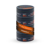 Vitalcare | Matt Wax - Cera con Effetto Opaco, Cera per Capelli Uomo Professionale, per Capelli più Scolpiti e Definiti, 4 x 100 ml