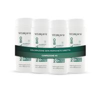 Vitalcare | Natural Bio - Shampoo Capelli Fortificante, con Estratti di Avena e Camomilla, Shampoo per Tutti i Tipi di Capelli, 4 x 250 ml