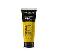Vitalcare | Nutritive - Maschera Flash 1 Minuto, Maschera Capelli Secchi e Spenti, Trattamento Intensivo, Con Ceramidi Vegetali e Pantenolo, 190 ml