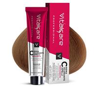 Vitalcare | Professional - Colorazione Permanente Professionale, Crema Colorante Capelli, Tintura Capelli con Proteine della Seta, n° 6/3, Biondo Scuro Dorato, 100ml