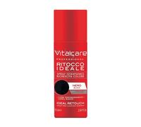 Vitalcare | Ritocco Ideale - Spray Istantaneo per Ritocco Capelli, Spray Perfetto per Coprire Temporaneamente i Capelli Bianchi e Grigi, Colore Nero, 75 ml
