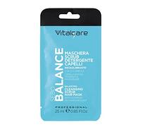 Vitalcare | Sebo Balance - Maschera Capelli 3 in 1, Maschera, Scrub e Detergente, per Capelli Grassi, Normalizza il Sebo, Bustina Monodose 25ml