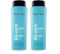 Vitalcare | Sebo Balance - Shampoo Riequilibrante, Shampoo per Capelli Grassi o Tendenti ad Ingrassare, con Vitamine e Zjcomplex, 500 ml (Confezione da 2)