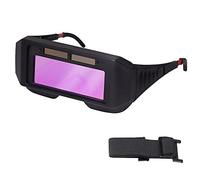 VitalDefend - Occhiali da saldatura, oscuramento automatico: occhiali di sicurezza a 2 sensori per saldatura TIG MIG al plasma e rettifica di metalli per uomo