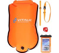 VITALIC Boa da nuoto per acque libere - Boa gonfiabile con Drybag 1 St