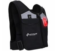 VITALIC Gilet riflettente da corsa con supporto per cellulare e luce 1
