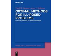 Vitalii P. Tanana Anna I. Si Optimal Methods for Ill-Posed Pr (Copertina rigida)