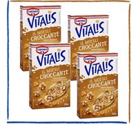Vitalis Cameo Cereali Muesli Croccante Fiocchi di Avena Miele Mandorle 4x310g