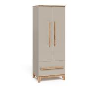 VitaliSpa Armadio per bambini Malia, Cashmere/Artigianale, 70 x 186.8 cm, combinabile con altri mobili della serie Malia