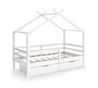 VitaliSpa Letto montessori bambini Luni, Bianco, 160 x 80 cm
