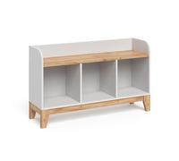VitaliSpa Panca per bambini Malia, Bianco/Artisan, 107.2 x 63.8 cm | adatto come seduta e superficie d’appoggio per bambini