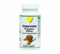 Vit'all+ Cordyceps Estratto Standardizzato 400mg Bio 60 Capsule - Integratore alimentare