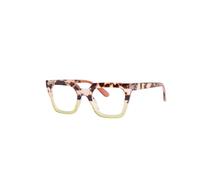 Vitallite 518 Occhiali da lettura, montatura in acetato resistente e lenti ottiche di alta qualità, Arancio-Verde, +2.50, Donna