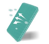 VITALmaxx Cuscino per sedia con struttura a nido d'ape, ortopedico, ideale anche come cuscino da pavimento, cuscino elastico per un maggiore comfort, cuscino per seduta con efficace circolazione