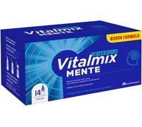 VITALMIX Integratore Mente – Memoria e Concentrazione, Energizzante – 14 flaconcini