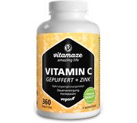 Vitamaze Vitamina C Tamponata + Zinco - 360 compresse