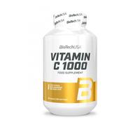 BioTechUSA Vitamin C 1000 compresse per rinforzare il sistema immunitario, per unghie e pelle bellissimi 100 comp