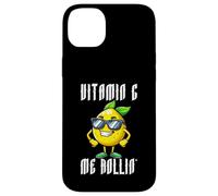 Vitamin C Me Rollin Cool Lemon Occhiali da sole Citrus Pun Custodia per iPhone 14 Plus