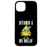 Vitamin C Me Rollin Cool Lemon Occhiali da sole Citrus Pun Custodia per iPhone 15 Plus